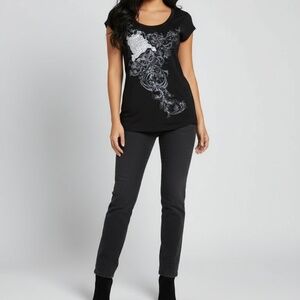 Vintage Guess Jeans, Size 29, Black WITH Matching Guess Top Size M